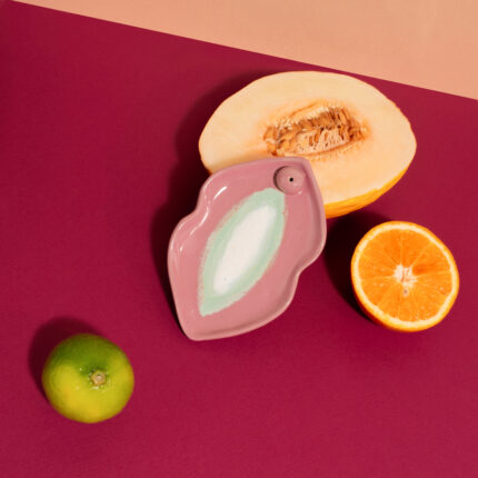 Where It All Begins mint - Podstawka ceramiczna vulva