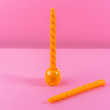 Świeca sojowa stołowa - Pomarańcz